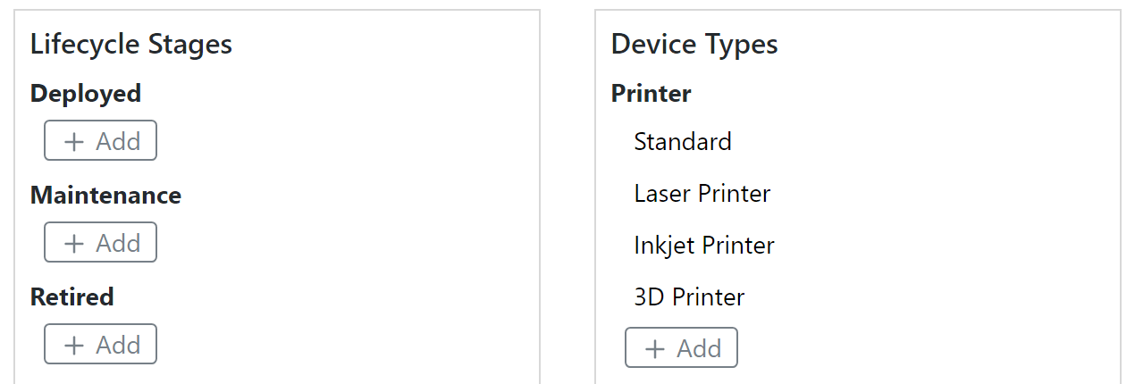 Custom Types in the Web UI