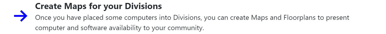 Create Maps for your Divisions