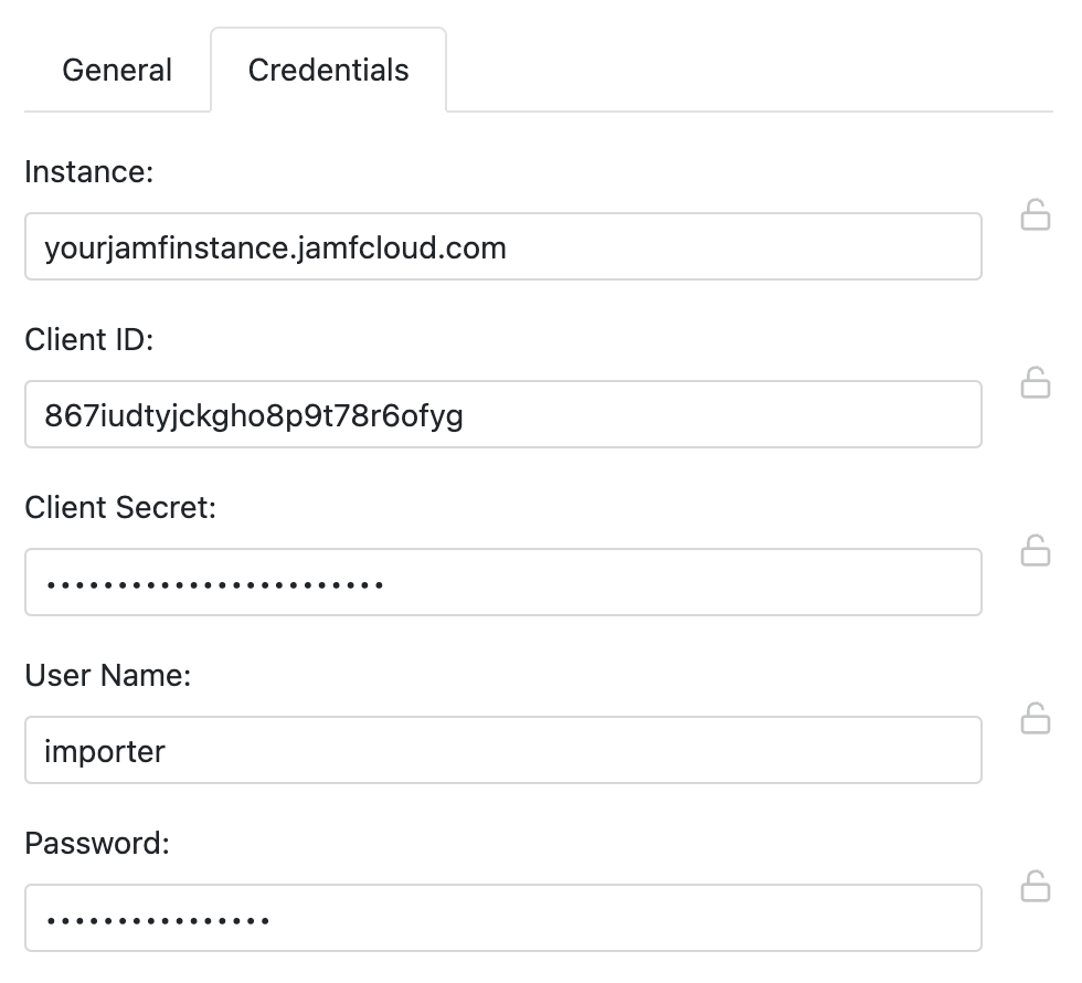 Jamf Script Credentials